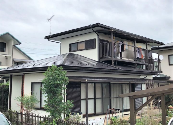 栃木県宇都宮市 F様邸 屋根外壁塗装工事