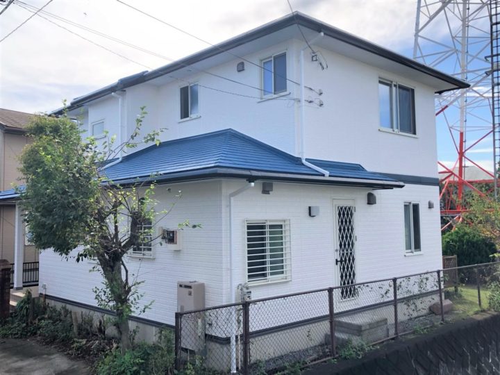 栃木県河内郡 Ｎ様邸 屋根外壁塗装工事・シーリング工事