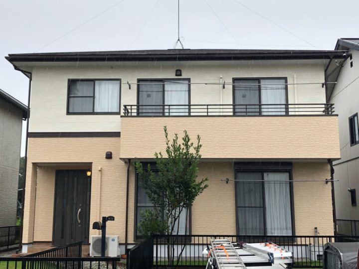 栃木県塩谷郡高根沢町 屋根カバー・外壁塗装工事