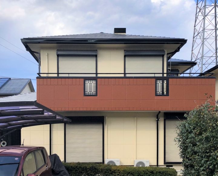 栃木県下野市 N様邸 屋根外壁塗装工事