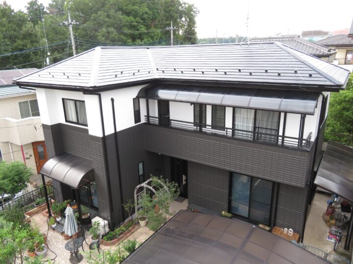 栃木県宇都宮市 F様邸 屋根塗装・外壁塗装工事