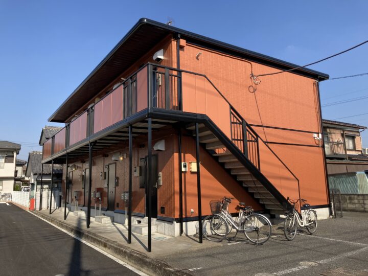 栃木県栃木市 F様アパート屋根塗装・外壁塗装工事