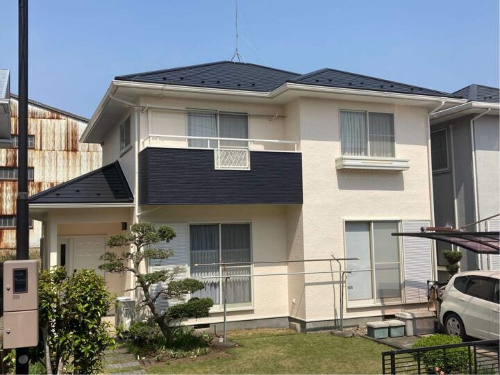栃木県宇都宮市 S様邸 屋根カバー・外壁塗装・サイディング一部張り替え工事