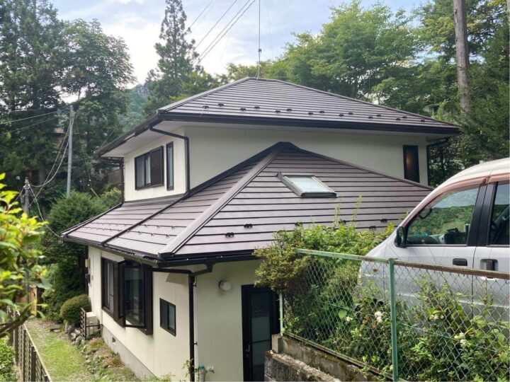栃木県日光市 K様邸 屋根カバー・外壁塗装工事