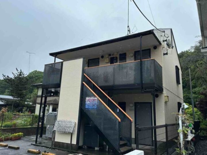 栃木県宇都宮市 Bアパート 屋根塗装・外壁塗装工事
