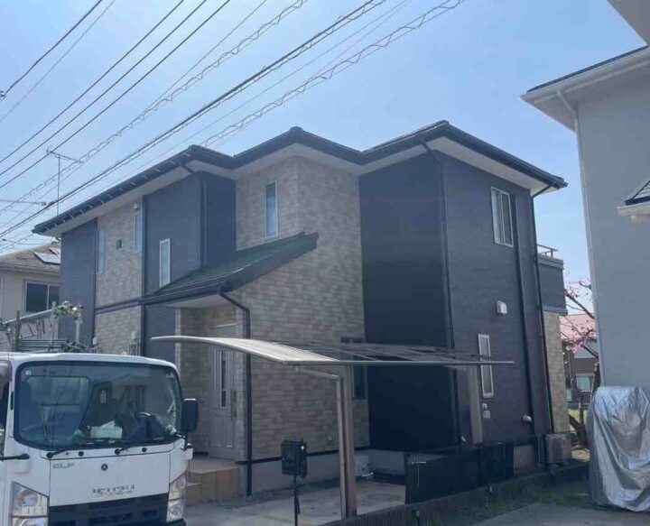 栃木県小山市 O様邸 屋根カバー・外壁塗装工事