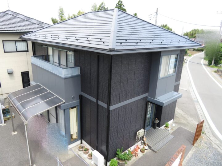栃木県真岡市 M様邸 屋根カバー・外壁塗装工事
