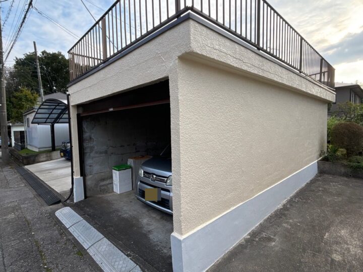 栃木県芳賀郡芳賀町 N様邸 車庫塗装・防水工事