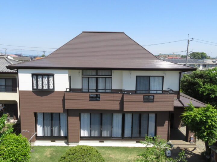 栃木県小山市 Y様邸 屋根塗装・外壁塗装・防水工事