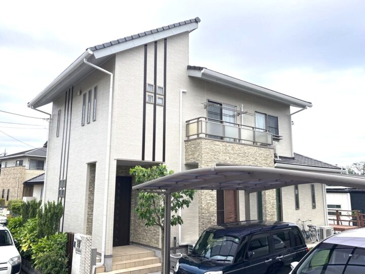 栃木県宇都宮市 K様邸 外壁塗装工事