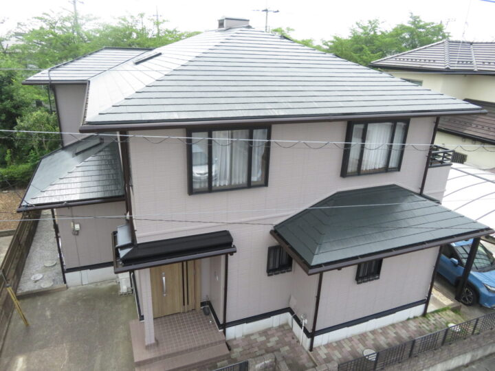 栃木県下野市 W様邸 屋根塗装・外壁塗装工事