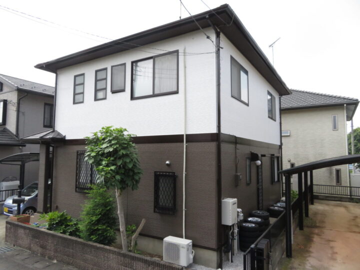 栃木県小山市 I様邸 屋根塗装・外壁塗装工事