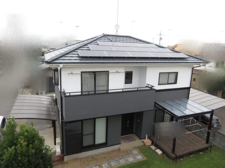 栃木県小山市 E様邸 屋根塗装・外壁塗装工事
