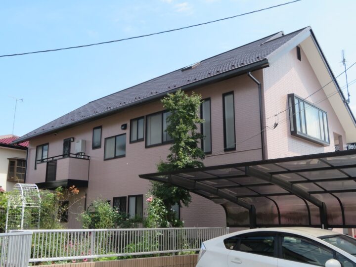 栃木県宇都宮市 K様邸 屋根カバー・外壁塗装工事