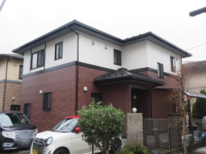 栃木県宇都宮市 U様邸 屋根カバー･外壁塗装工事