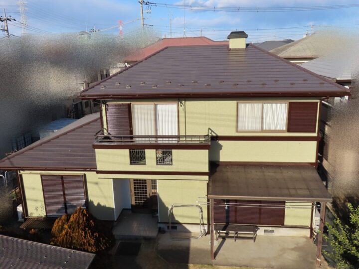 栃木県下野市 K様邸 屋根カバー工法･外壁塗装工事