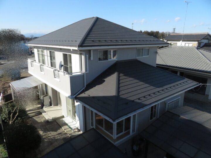 栃木県宇都宮市 Y様邸 屋根カバー工法･外壁塗装工事･ベランダ防水工事