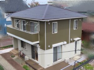 栃木県下野市 T様邸 屋根カバー工法･外壁塗装工事