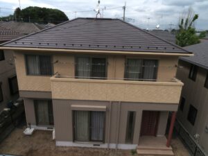 栃木県宇都宮市 K様邸 屋根カバー工法･外壁塗装工事･ベランダシート防水工事