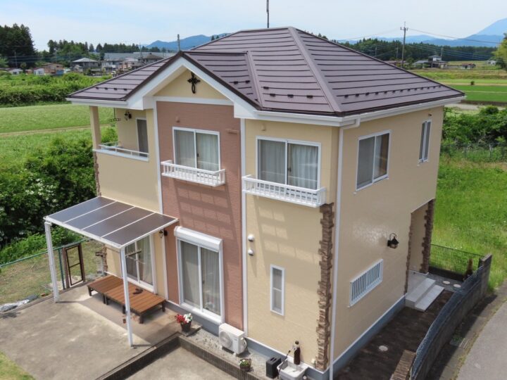 栃木県日光市 U様邸 屋根カバー工法･外壁塗装工事